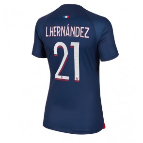 Paris Saint-Germain Lucas Hernandez #21 Hemmatröja Dam 2023-24 Kortärmad